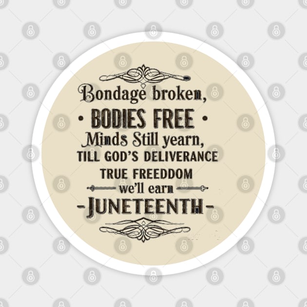 Juneteenth 2025 Magnet by Lamar 's Store
